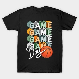 Game Day Basketball Artwork T-Shirt